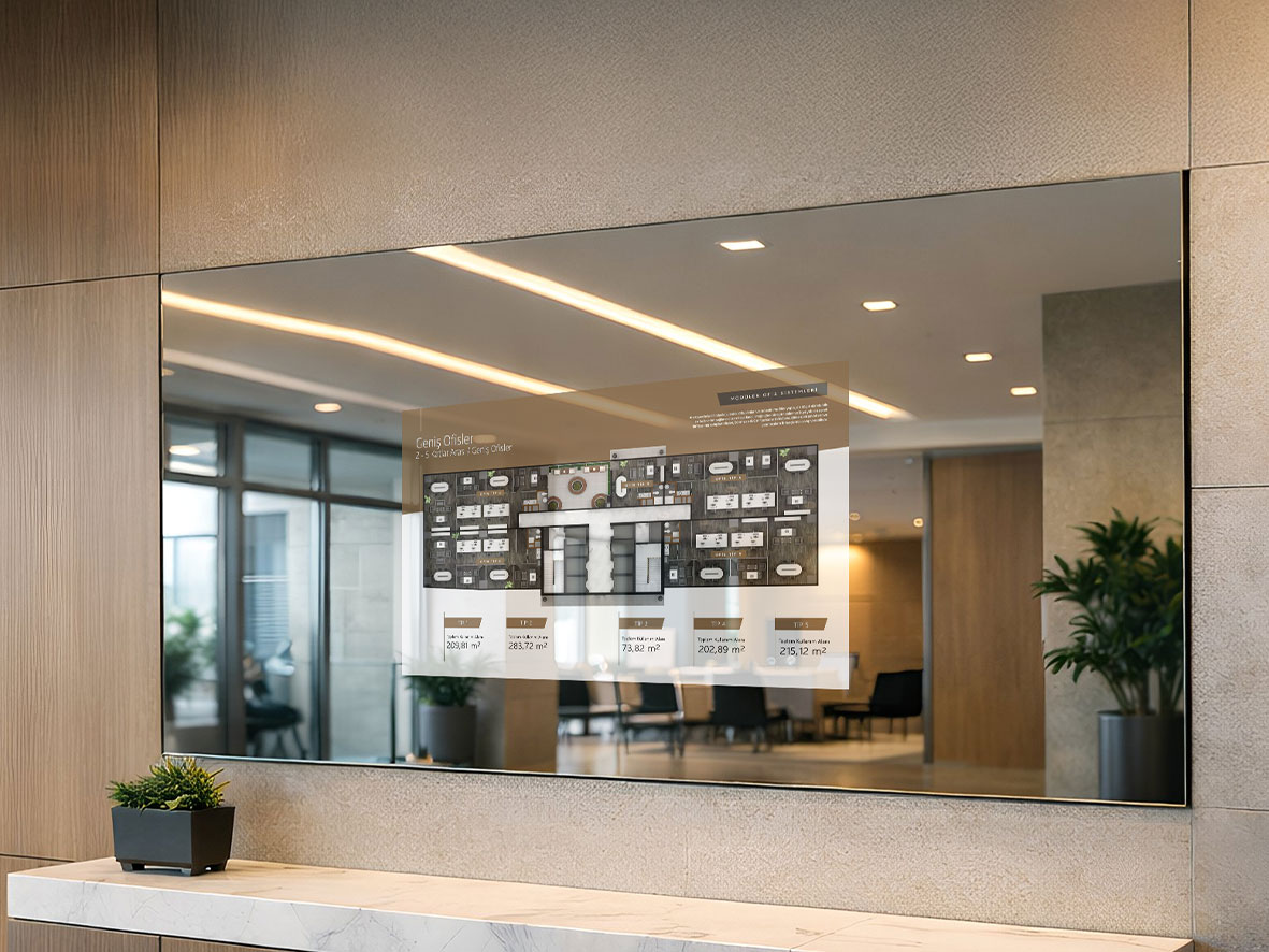 Indoor Ayna Arkası Ekran