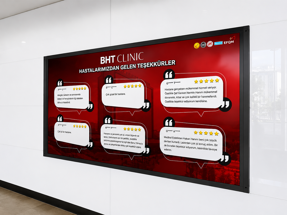BHT Klinik Videowall Projesi