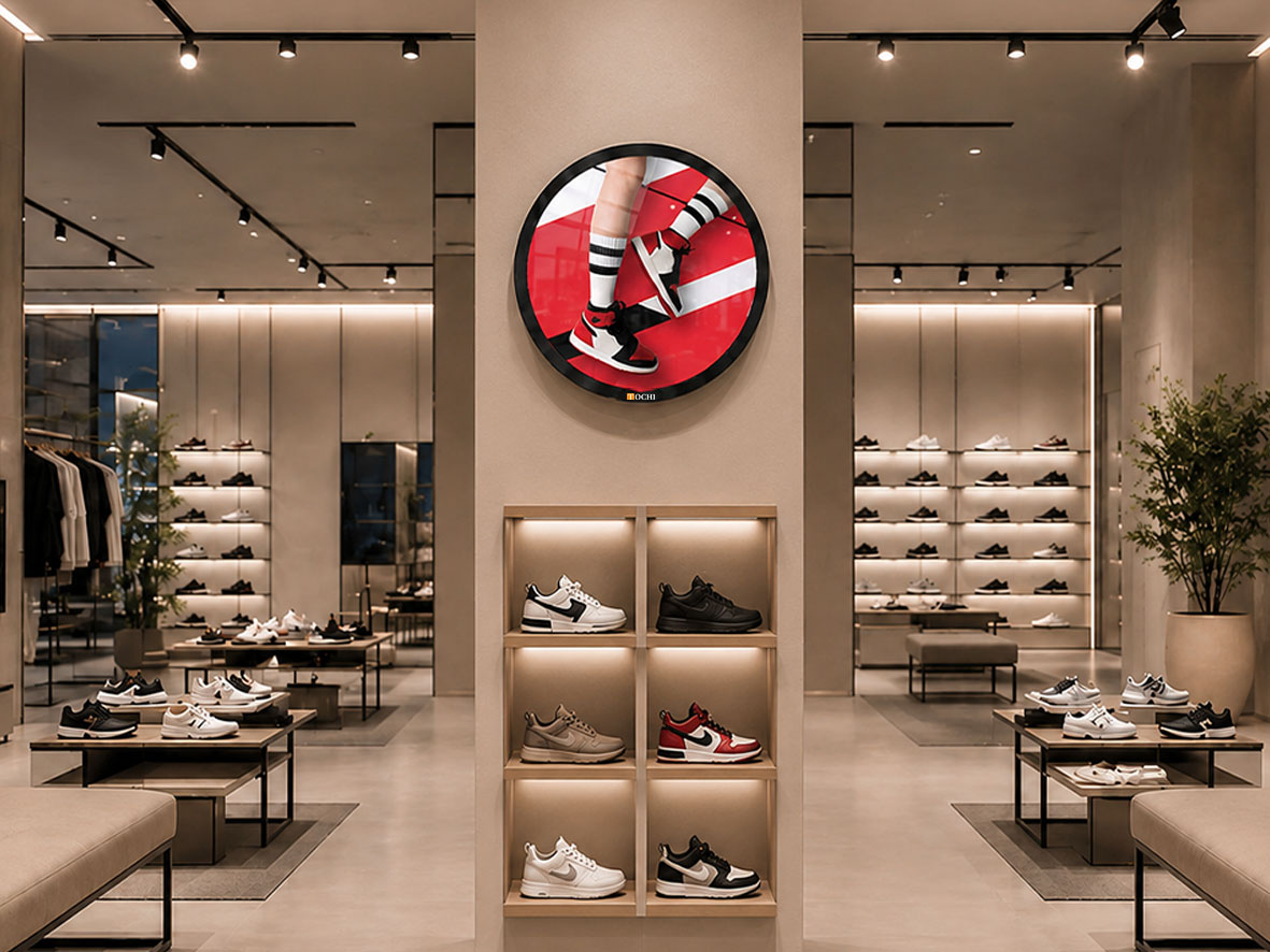 Indoor Round Dijital Signage