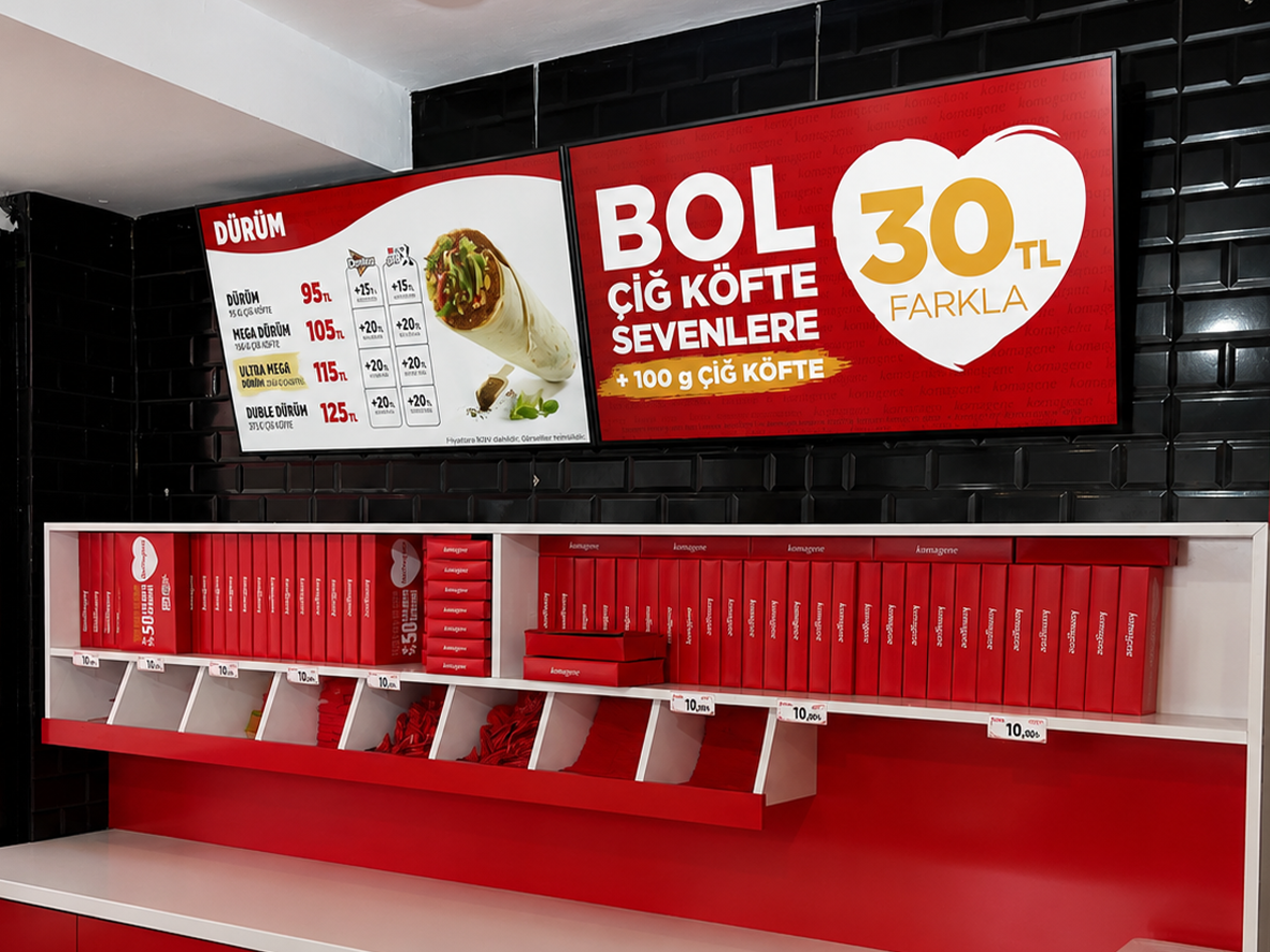 Komagene Digital Menuboard Projesi