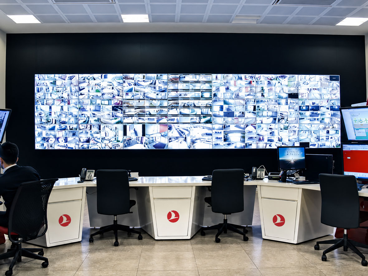 Ulusal Havayolu Şirketi Videowall Projesi